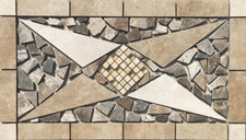 26 1/16" x 14 7/8" Tile Medallion Mosaic Accent - Daltile Affinity tile series