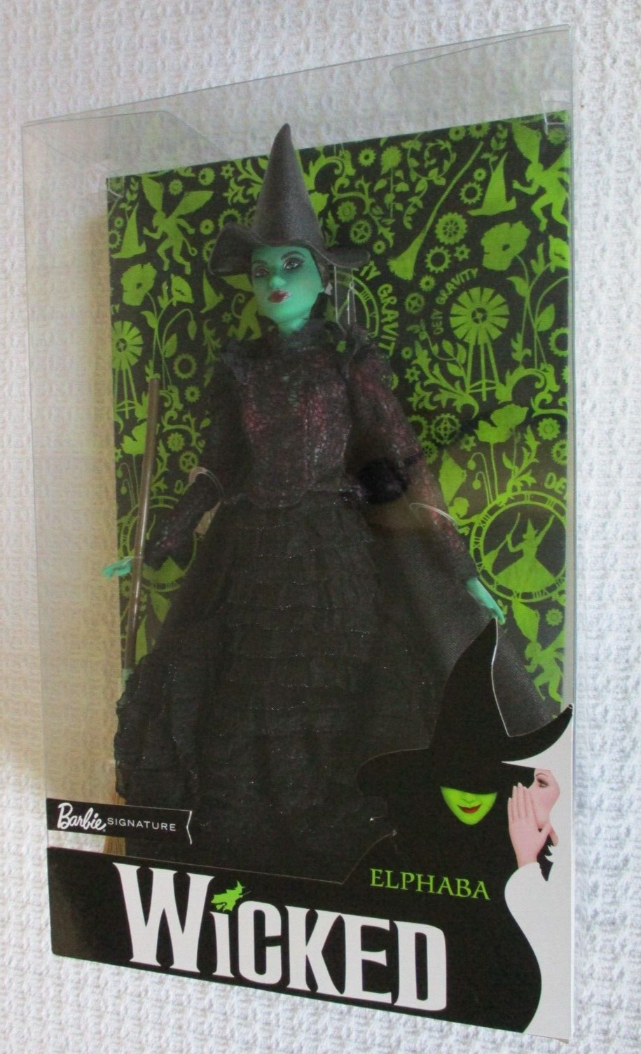 Wicked Elphaba Barbie Doll Signature Mattel 2018 FJH60 11" New