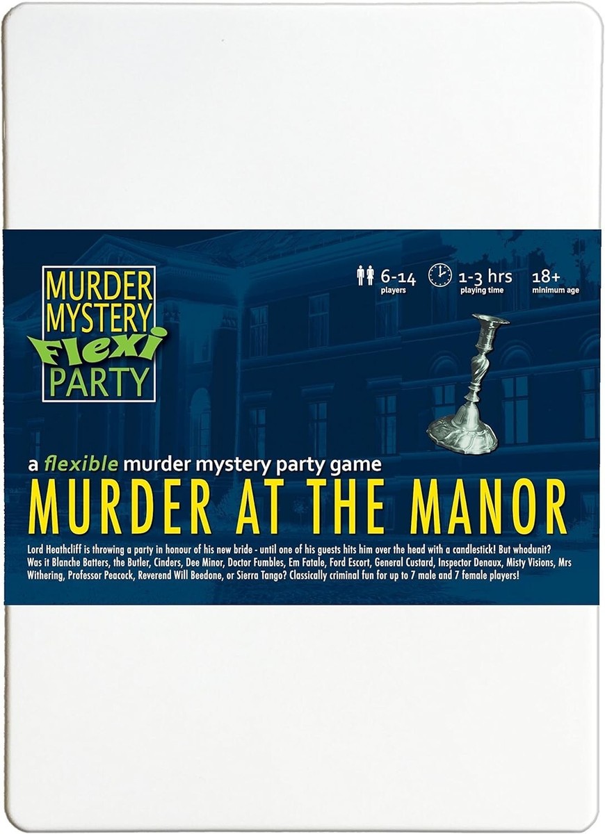 Murder At The Pizzeria Mystery Game - 6-14 Player Dinner Party Game With Italian Theme