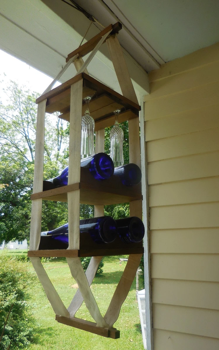Outdoor wine online rack