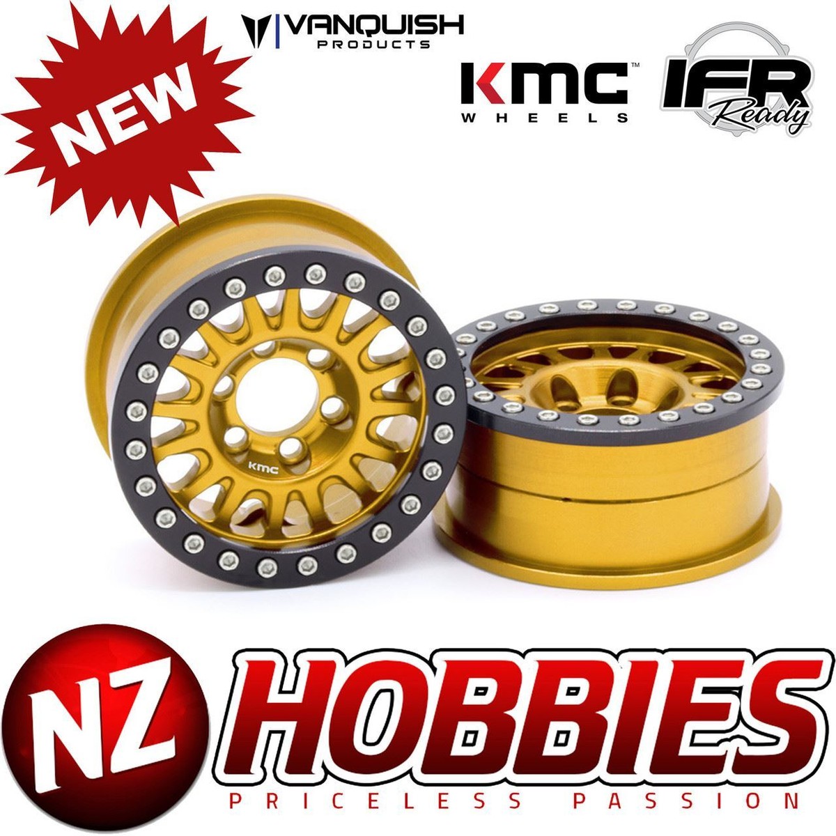 Vanquish Products VPS07808 KMC 1.9 KM445 IMPACT GOLD