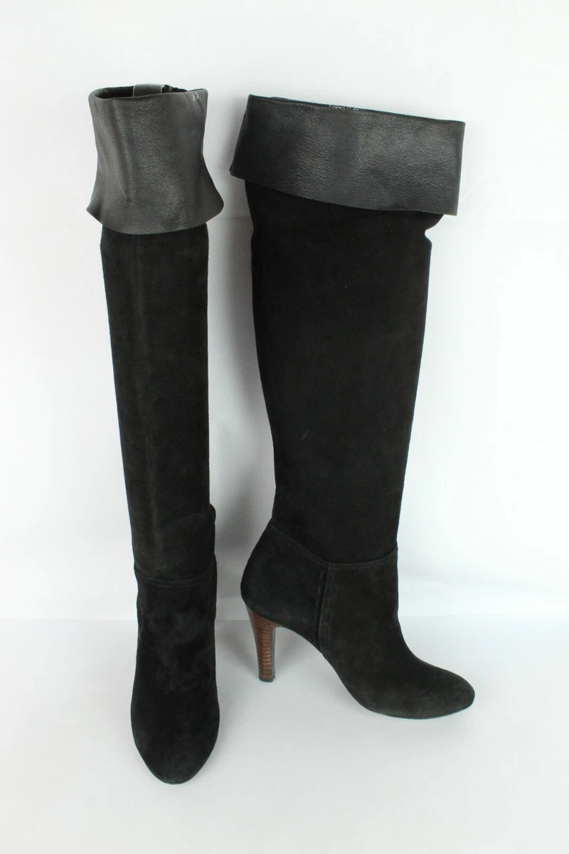 Bottes en best sale daim noir
