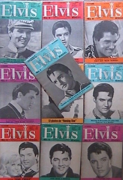 ELVIS PRESLEY LOT 10 REVUES INTERNATIONAL ELVIS FAN CLUB N° 1 A 10 FRANCE 1965 - Photo 1/1