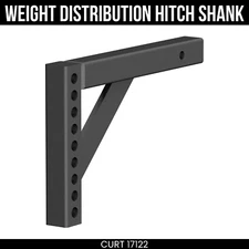 CURT Replacement Weight Distribution Shank 2 In Receiver 6 In Drop 10.25 In Rise