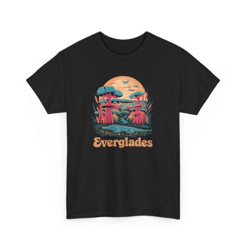 T-shirt Everglades Parco Nazionale Vintage Florida Wildlife Adventure Tee - Foto 2 di 6