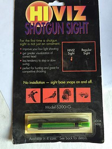 New HiViz S-Series Magnetic Front Sight S200-G - Shotgun