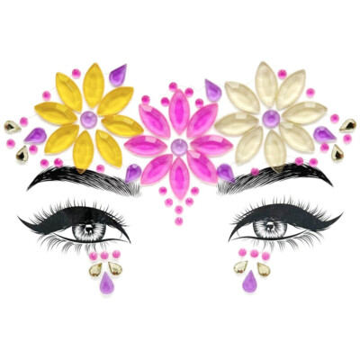 Gesicht Edelsteine selbstklebend Glitzer Schmuck Tattoo Festival Rave Party Body Make