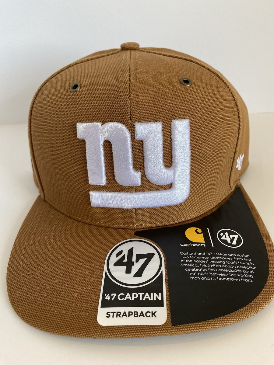 New York Giants Carhartt x '47 Captain Adjustable Strapback Cap