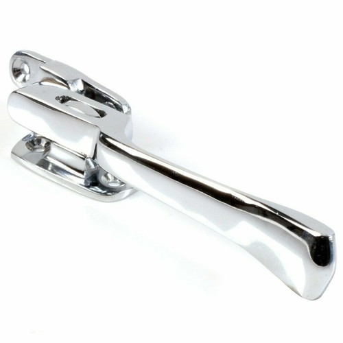 POLISHED CHROME CASEMENT FASTENER Wedge Style Window Latch Arm Handle Pull - Picture 3 of 4