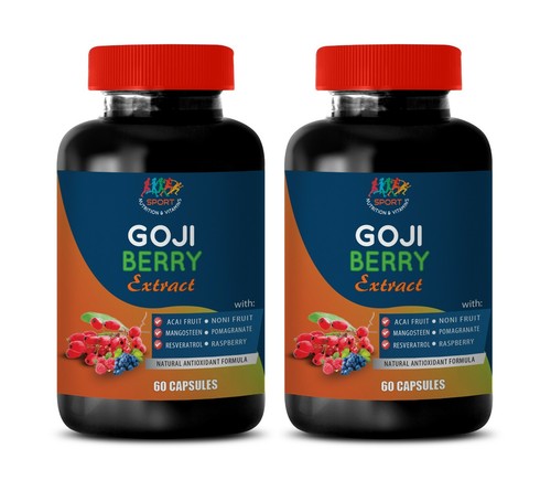 antioxidant blend - GOJI BERRY EXTRACT 300mg - dietary 2 Bottle 120 Capsules