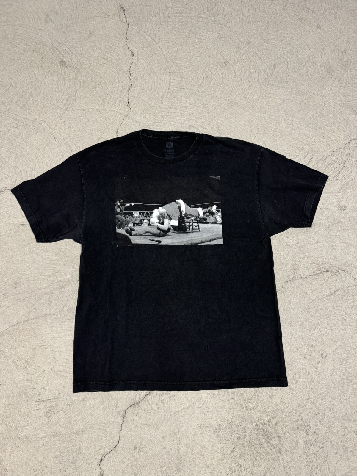 Wwe Stone Cold Steve Austin Shirt Mens Xl Black Grey Wrestling USA Y2K Skate 00s