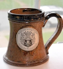 Sunset Hill Handcrafted Stoneware Mug Swashbuckler Brewin Emblem-14 oz-Unused