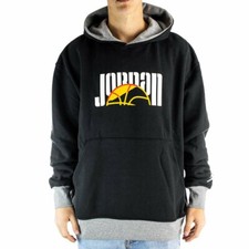 Men's Nike Air Jordan Sport DNA Fleece Hoodie DC9639 010 Size S 2XL