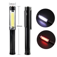 Protable COB LED work light night Lamp Hand Magnetic flashlight torches AAA camp