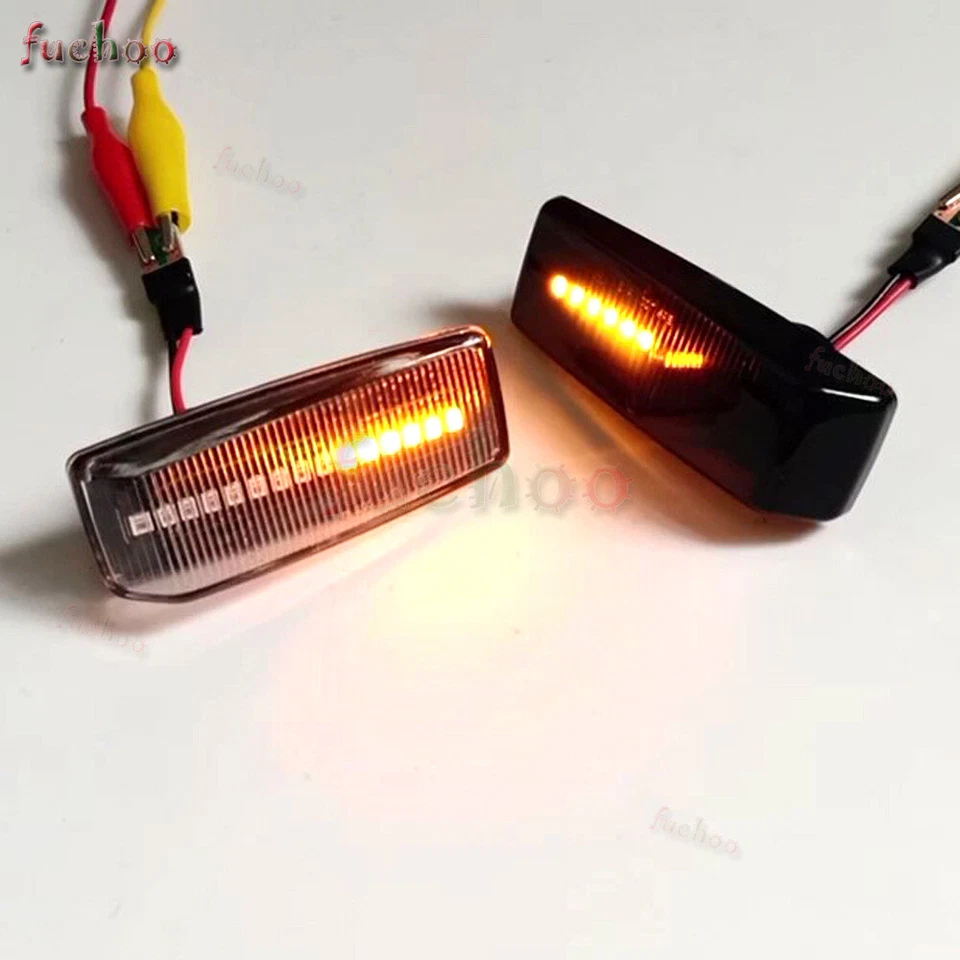 Señal de giro para Benz W201 R129 W202 W124 W140 LED luz marcadora lateral dinámica Foto 4 de 4