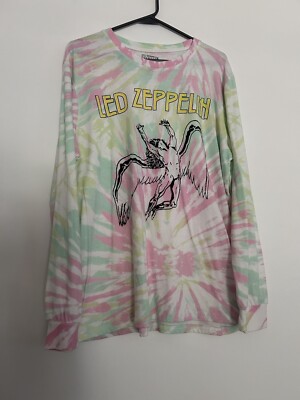 Led Zeppelin Tie Dye Hoodie Led Zeppelin Tie-Dye T Shirt Mens