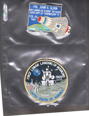 KAPPYS  SPACE NASA    2 DIFFERENT PATCHES  SP70