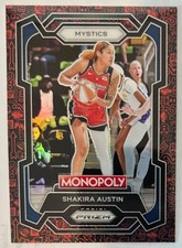 Shakira Austin 2024 Prizm Monopoly WNBA Basketball Red Classic Icon Prizm #3