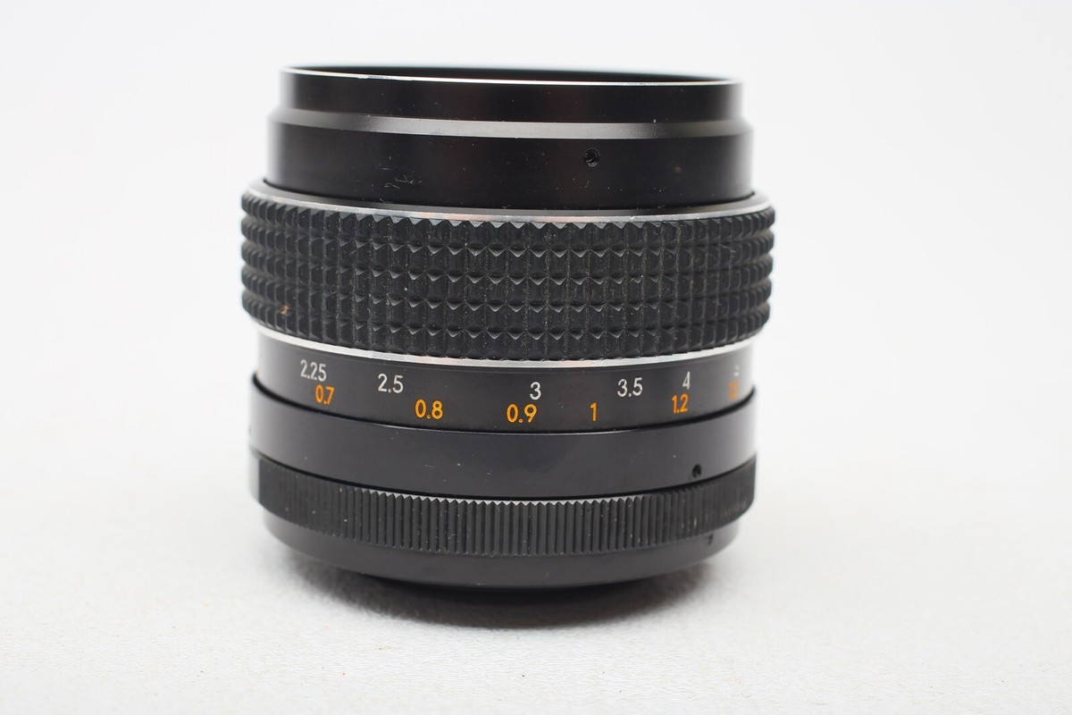 Chinon (Tomioka) 55mm f1.4 lens+55/1.4 Universal Screw+M42 mount+