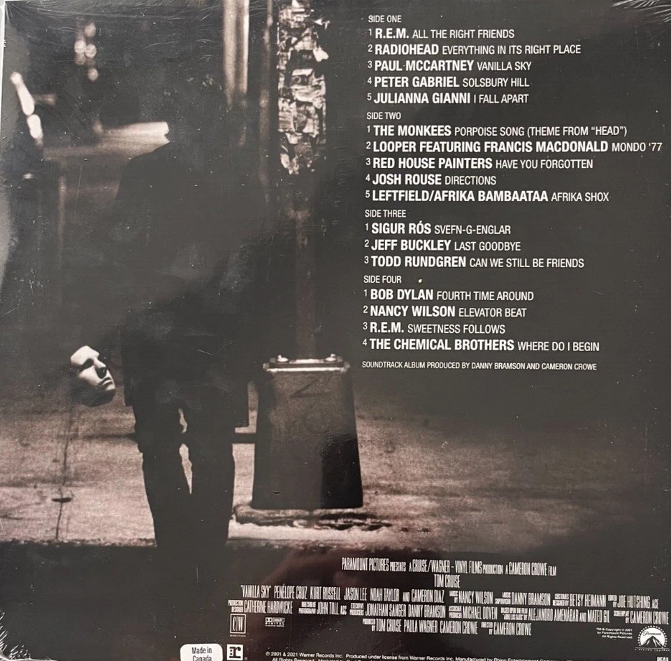 Soundtrack, Vanilla Sky, 2 x LP, White orange swirl vinyl, Only 1500 copies - Image 2 of 2