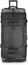 Rolling Duffel Bag with Wheels Ripstop Luggage for Traveling 35" Black