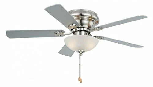 Vaxcel F0023 Expo Flush mount Ceiling Fan, 42", Satin Nickel Finish - Picture 1 of 1