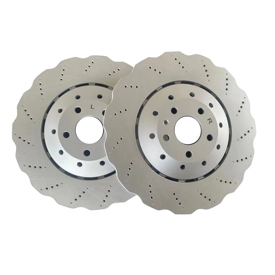 Rotores de freno de disco delanteros para Audi RS7 2014-2016 4G0615301AH EE. UU. Foto 4 de 4