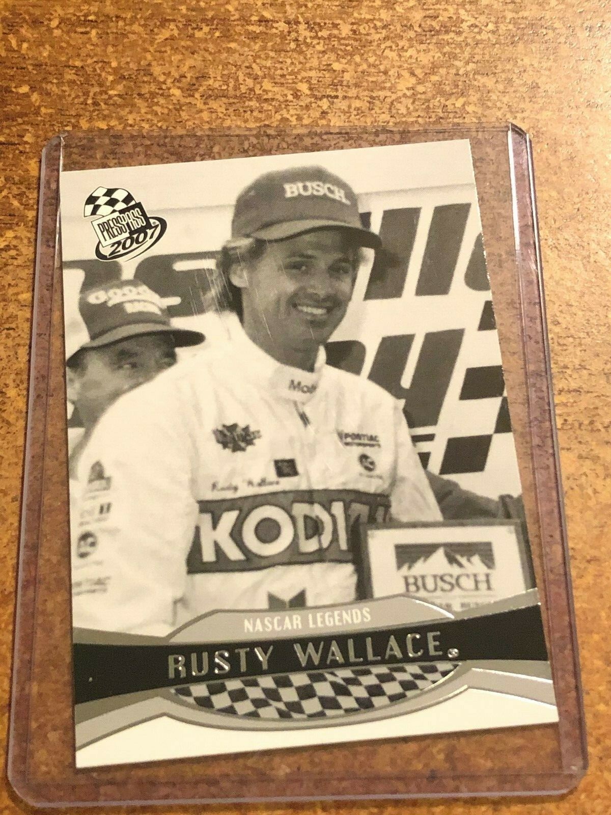 2007 Press Pass Nascar # 61 Nascar Legend Rusty Wallace
