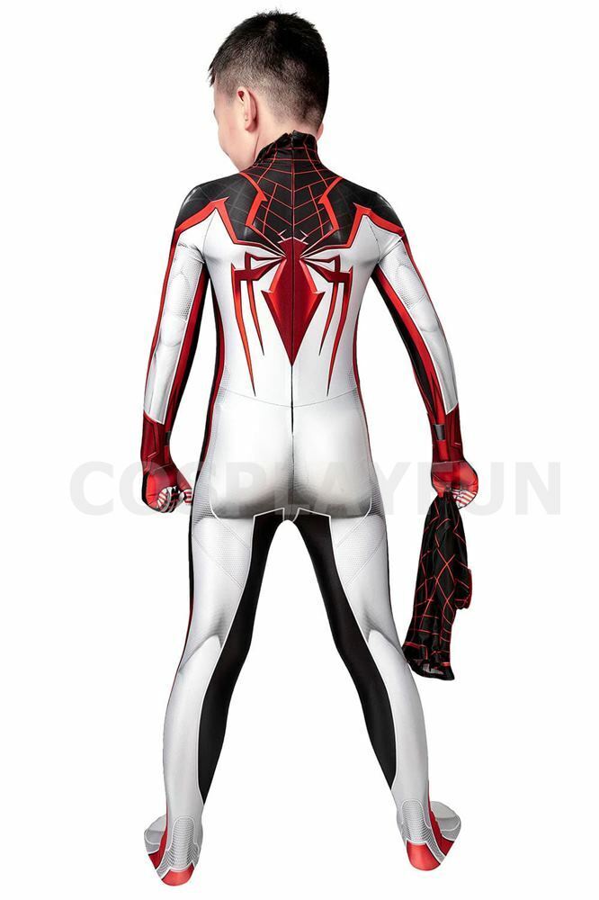 Fantasia Homem-Aranha Miles Morales Game Jogo PS4-PS5 Adulto Cosplay T