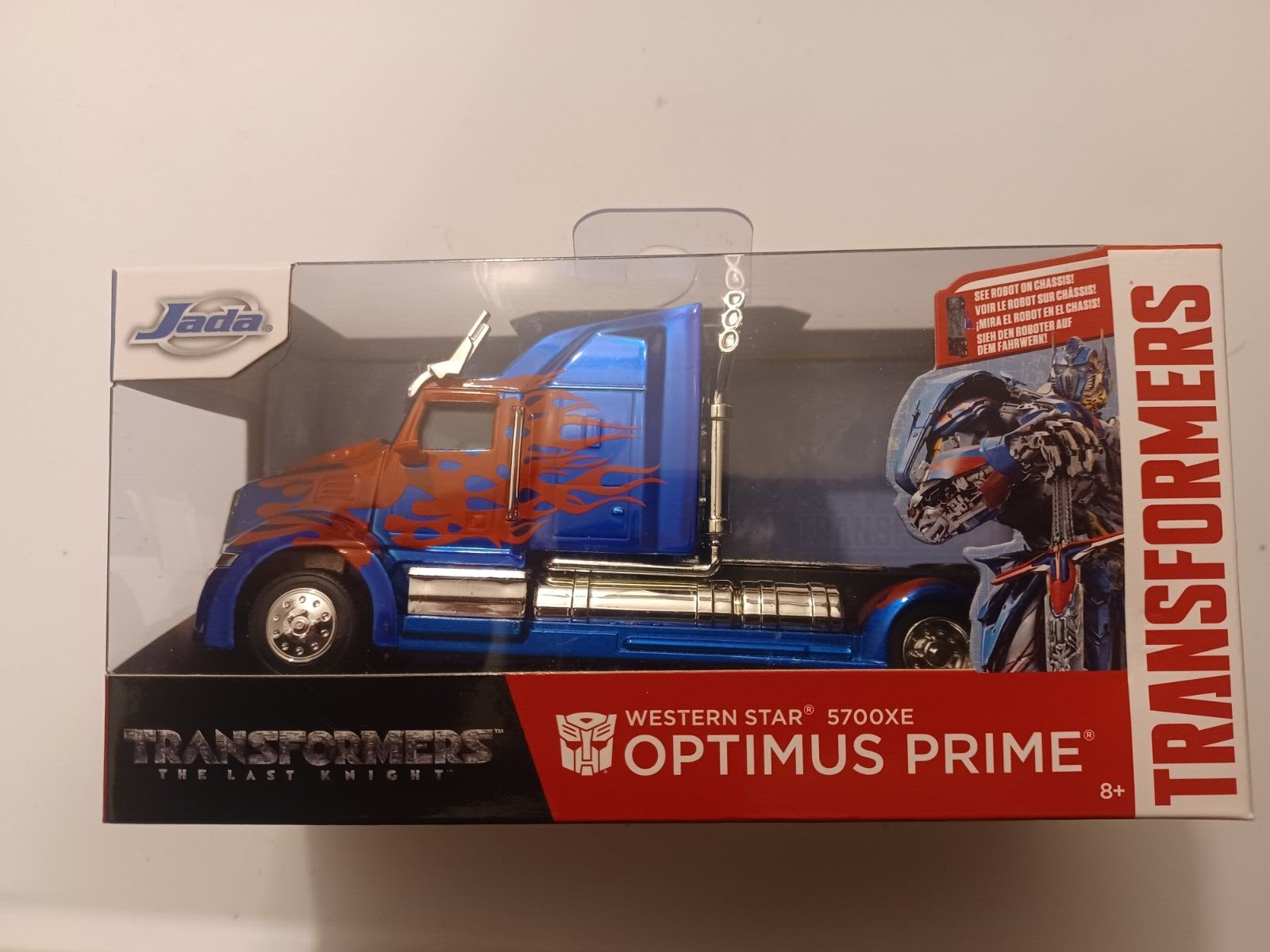 JADA METALS 1:32 TRANSFORMERS OPTIMUS PRIME WESTERN STAR 5700XE THE LAST KNIGHT