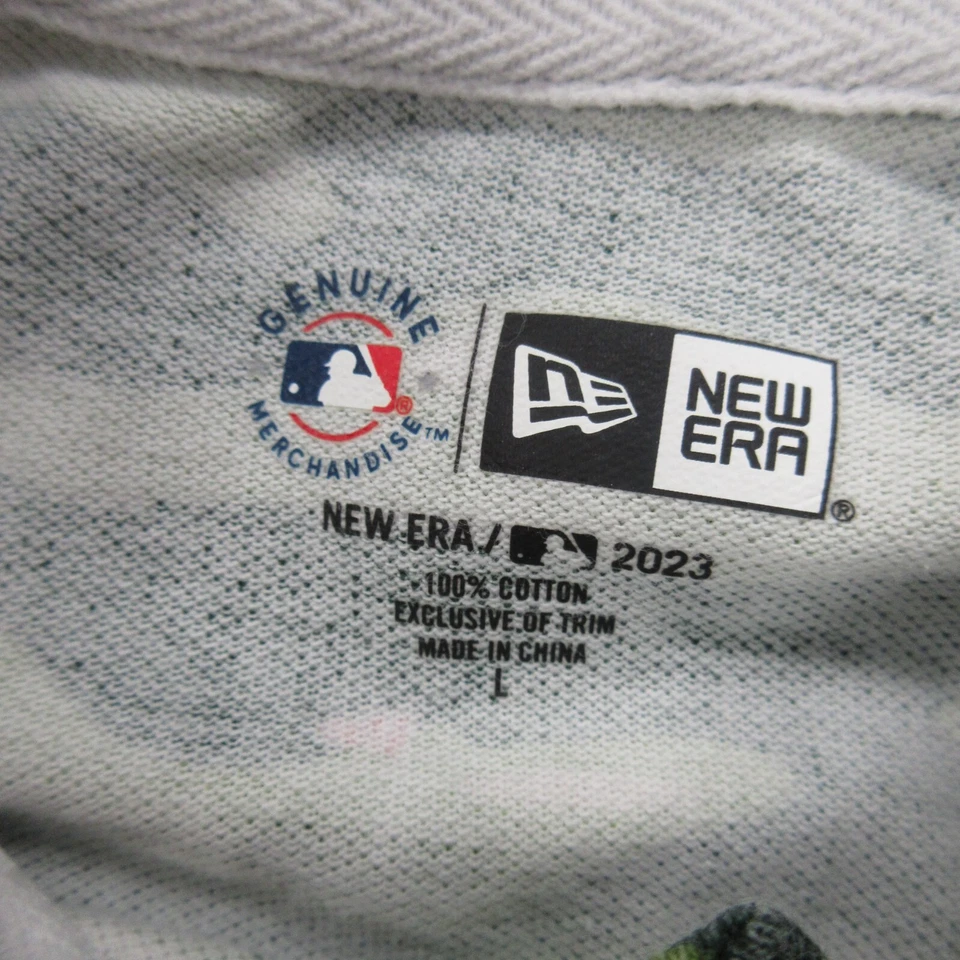 San Francisco Giant Shirt Men Large Green Camouflage Camo Pullover Polo Golf AOP - Image 3 of 4