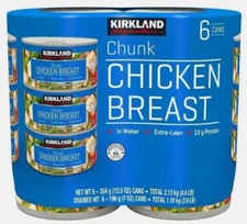 Kirkland Signature Chicken Breast 12.5 oz 6 count ~ Free shipping ~ EXP 08/2027