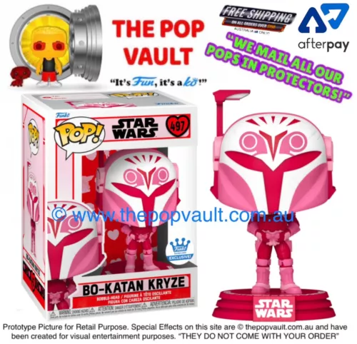 FUNKO POP VINYL MOVIES STAR WARS THE MANDALORIAN #497 BO-KATAN KRYZE BNIB