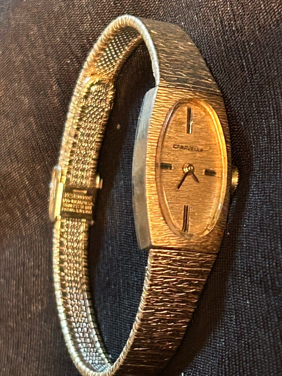 Caravelle Women’s Watch 10K Bezel Wind-up