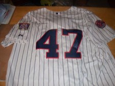 Francisco Liriano Minnesota Twins Signed Cool Base Replica Jersey COA 