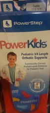 PowerStep PowerKids Pediatric 3/4 Length Orthotic Supports Toddler 11.5-12.5