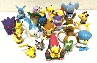 Pokémon Mini Soft Figure Finger Puppet Goods 21 Set Vintage Bulk Bundle Japan