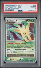 2008 POKEMON DIAMOND & PEARL MAJESTIC DAWN #99 LEAFEON LV.X-HOLO PSA 8 on eBay