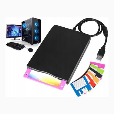 3,5'' Externes USB-Diskettenlaufwerk Tragbares Diskettenlaufwerk FDD-Diskette DE