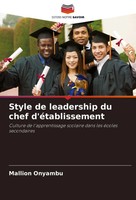 Mallion Onyambu | Style De Leadership Du Chef D'éTablissement | Taschenbuch