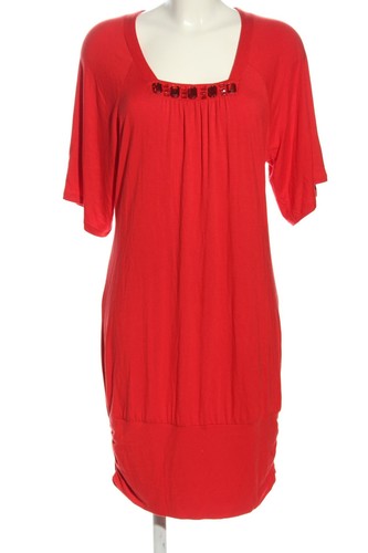 Robe Tunique Zara Rouge - Taille EU 38 - Style Décontracté Rétro - Longueur Courte - Occasion TB