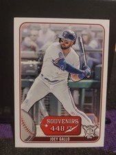 2021 Topps Big League - Souvenirs Autographs Joey Gallo #SO-26 /25 (