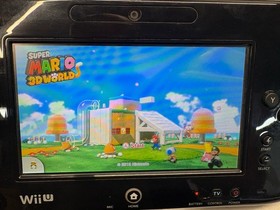 Nintendo Wii U 32GB Black Console Deluxe Bundle 3 Games Zelda Mario TESTED!!