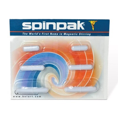 SP Bel-Art Spinpak Teflon Octagon Magnetic Stirring Bar Assortment (Pack of 6...