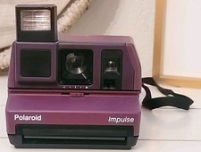 Vintage Polaroid Impulse Plum/Burgundy/Purple Untested.