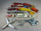 Job Lot Vintage Dinky, Matchbox, Lone Star etc Metal Diecast Vehicles & Planes