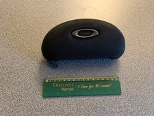 OAKLEY BLACK LARGE ZIPPER AUTHENTIC SUNGLASSES EYEGLASSES CASE ONLY - EUC