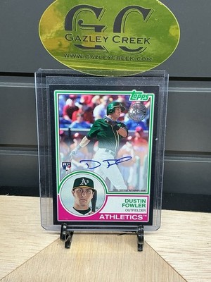 2018 Topps - 1983 Topps Design Autographs Dustin Fowler #83A-DFW Black /99 (AU,
