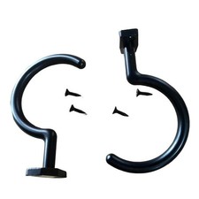 2PCS Snooker Triangle Rack Hooks Iron Hooks with Screws for Billiard Table Use