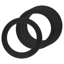 4Pack Goof Ring for 6" DownLight 6.3" ID 8.7" OD Light Trim Ring Cover Black